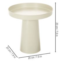 položky Stojan na tácky, dekoratívny tanier na sviečky a figúrky, 20 cm