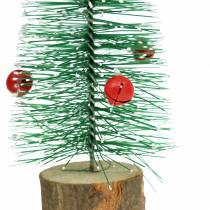 položky Vianočný stromček zelený zasnežený Ø6cm V20cm 4ks