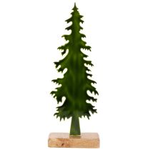 Článok Dekoratívna figúrka vianočného stromčeka s dreveným podstavcom, 36 cm