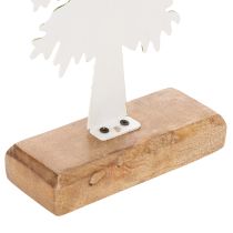 Článok Dekoratívna figúrka vianočného stromčeka s dreveným podstavcom, 36 cm