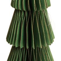 položky Vianočný stromček medovníkový papier Vianočné zelené zlato H30cm 2 kusy
