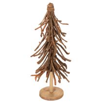 Článok Vianočný stromček z vŕbových konárov na drevenom podstavci, 48 cm