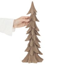 Článok Malý vločkový dekoratívny vianočný stromček, stolová dekorácia, 44 cm