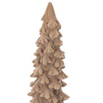 Článok Dekoratívny vianočný stromček z pletených vlákien na zimnú výzdobu, 34 cm