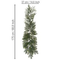 položky Umelá dekoratívna jedľová vetvička pre kreatívne kvetinárstvo, 175 cm