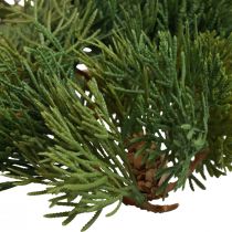 položky Jedľová girlanda Vianočná girlanda umelé rastliny zelené 60cm