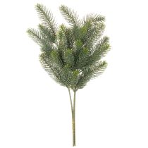 položky Umelá jedľová vetvička, slávnostná dekorácia okna, 50 cm, 3 kusy