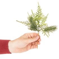 položky Umelá jedľová vetvička na slávnostnú dekoráciu, 22 cm, 2 kusy