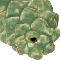 položky Keramická dekorácia z borovicových šišiek, dekorácia na stôl, jeseň, 14 cm, 3 kusy
