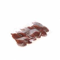 položky Ozdobné šišky vločkovaný Rooibos 9,5cm/8cm 12 ks