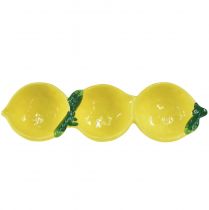 položky Tapas misky keramická citrónová dekorácia na stôl 28,5cm V4cm