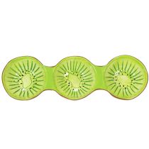 položky Keramická miska s motívom kiwi, letná dekorácia na štýlové servírovanie tapas a občerstvenia, 30 cm