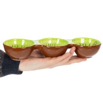 položky Keramická miska s motívom kiwi, letná dekorácia na štýlové servírovanie tapas a občerstvenia, 30 cm