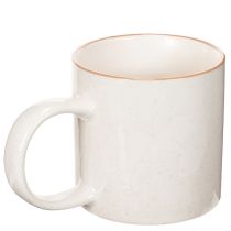 Článok Keramický hrnček s motívom domu a reliéfnym vzorom, 9 cm