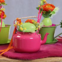 položky Čajník, nostalgický vidiecky štýl, dekoratívny do obývačky alebo kuchyne, 15 cm