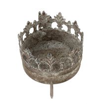 položky Svietnik na čajové sviečky starožitný Ø5cm V10cm sivý 4ks