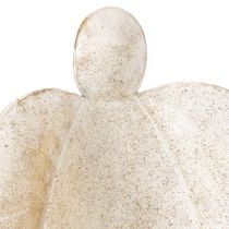 Článok Svietnik v tvare figúrky anjela, zlatý, na dekoráciu stola, 50 cm