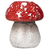 položky Dekoratívna huba, muchotrávka, držiak na čajové sviečky ako dekorácia na stôl, 9 cm