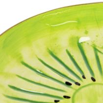 položky Okrúhle keramické taniere s motívom kiwi, vhodné na jedálenský stôl alebo do kuchyne, 16 cm, 2 kusy