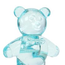 položky Stolová dekorácia k narodeniu malého medvedíka modrá 3,5 cm 60 kusov