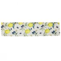 položky Behúň citróny a olivy Behúň letný textil 138×32cm