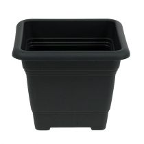 položky Črepník “Nora” 23cm x 23cm H18,5cm antracit 1 kus