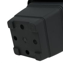 položky Črepník “Nora” 23cm x 23cm H18,5cm antracit 1 kus