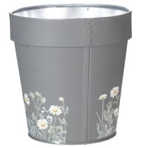 položky Kvetináč s kvetinovým vzorom pre modernú dekoráciu domu a letného balkóna, 13 cm, 4 kusy