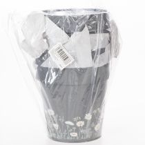 položky Kvetináč s kvetinovým vzorom pre modernú dekoráciu domu a letného balkóna, 13 cm, 4 kusy