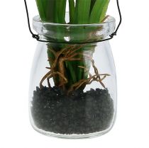 položky Hroznový hyacint umelý ružový v pohári 16cm