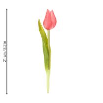 položky Vysokokvalitný tulipánový kvet ako realistická replika do stolových váz, 21 cm, 6 kusov