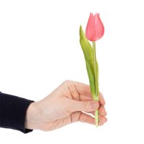 položky Vysokokvalitný tulipánový kvet ako realistická replika do stolových váz, 21 cm, 6 kusov