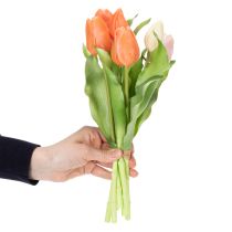 položky Umelé tulipány na jarnú dekoráciu, obývačku a kuchyňu, s realistickým vzhľadom, 30 cm, 7 kusov