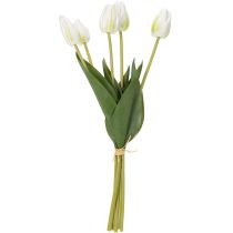 položky Dekoratívne umelé tulipánové kvety pre štýlový interiérový dizajn, 40 cm, 5 kusov