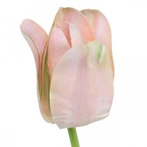 položky Tulipán umelý ružový stonkový kvet V67cm