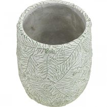 položky Kvetináč keramický zelená biela sivá borovicové konáre Ø12cm V17,5cm