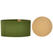 položky Papierový kvetináč tmavozelený Ø19cm V14cm 3 ks