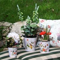 položky Vedro kvetináča kovové s rukoväťou Ø14/11,5/9,5 cm sada 3 ks