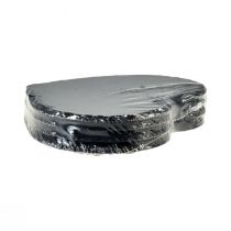 položky Valentínska dekorácia z bridlicového srdca, čierne srdce, Š16 cm, 4 kusy