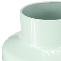 položky Váza Kovová dekorácia do vázy Mint Green Pastel Ø16,5cm H23,5cm