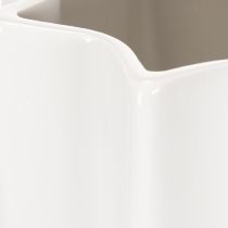 položky Váza na kvety s ryhovanou modernou dekoratívnou vázou 38 cm