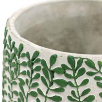 položky Kvetinová dekoratívna váza, keramická nádoba, stolová dekorácia, betónový vzhľad Ø15,5cm V21cm