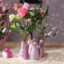 položky Sada keramických váz, moderná dekorácia do obývačky, 14 cm