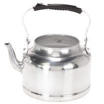 Článok Vintage dekoratívna kanvica/kvetináč, kov so zinkovým vzhľadom, Ø19 cm V15 cm