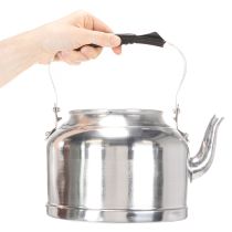 Článok Vintage dekoratívna kanvica/kvetináč, kov so zinkovým vzhľadom, Ø19 cm V15 cm