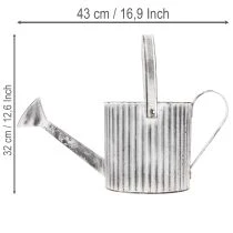 položky Vintage kvetináč Ø17cm, dekoratívna krhlica, kovový kvetináč v štýle shabby chic