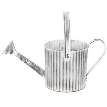 položky Vintage kvetináč Ø17cm, dekoratívna krhlica, kovový kvetináč v štýle shabby chic
