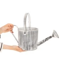 položky Vintage kvetináč Ø17cm, dekoratívna krhlica, kovový kvetináč v štýle shabby chic