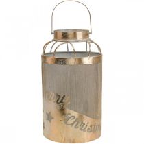 položky Vintage lampášový svietnik Veselé Vianoce Ø19cm V34cm