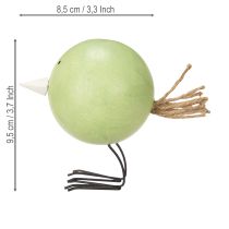 položky Dekoratívne figúrky kuriatok s okrúhlym dizajnom pre ľahké a hravé akcenty, 9,5 cm, 3 kusy